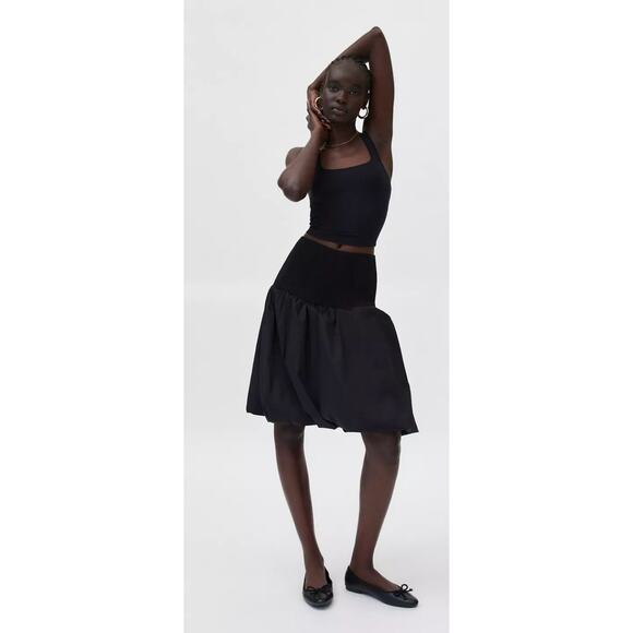 Urban Renewal Remnants Bubble Hem Convertible Midi Skirt - Picture 2 of 5